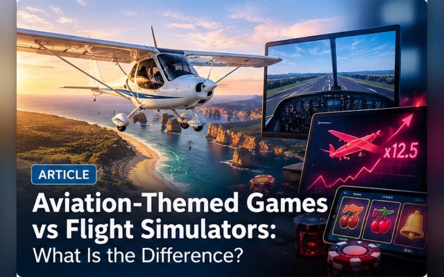 Aviation-Themed Games vs Flight Simulators: What Is the Difference?