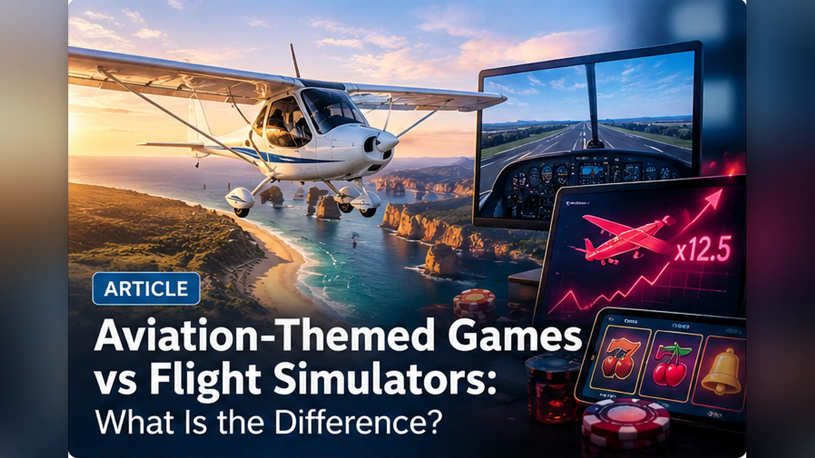 Aviation-Themed Games vs Flight Simulators: What Is the Difference?