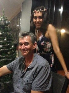 John Stortelder, with daughter Alanah